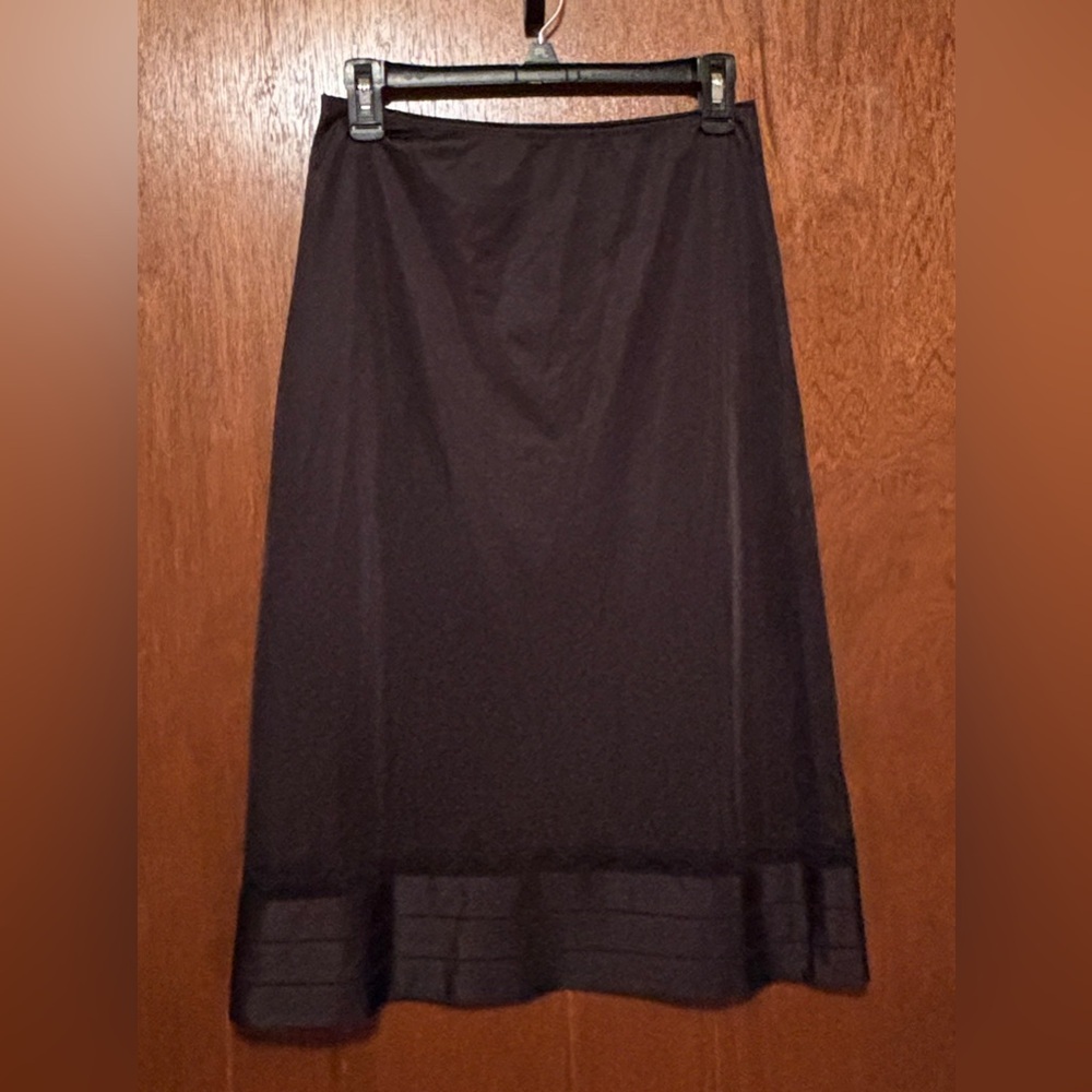 Lorraine Black Nylon Vintage 1/2 Slip Size Small Tall